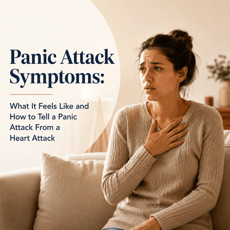 Panic Attack Symptoms: What It Feels Like and How to Tell a Panic Attack From a Heart Attack - NerviCalm